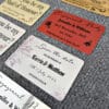 Business Card sized plaque with Corner and Hole options - Image 6