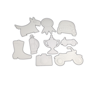 Guy Shapes - white 0.5mm