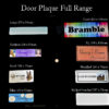 Updated! Door Plaque - Large 250 x 50 mm (Imperial Option 10 x 2 inch) - Image 2