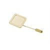 Gold or Silver Colour Stick Pin and Protector with 16mm Round or Square Insert - Image 3