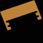 Custom Cut 3 mm MDF Backing for A3 Size Only (incl. tape) +&pound;2.75