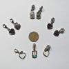 UPDATED! Pandora Style Dangle Charms with Rectangle or Heart Recess