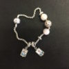 UPDATED! Pandora Style Dangle Charms with Rectangle or Heart Recess - Image 8