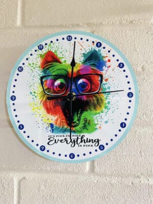 Large Wall Clock - 190mm Budget square or 190mm/203mm round - Image 2