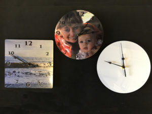 Large Wall Clock - 190mm Budget square or 190mm/203mm round