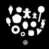 'Sweet Treats' – Pendant/Charm Shapes for Jewellery and Keyrings – 0.5mm - Image 2