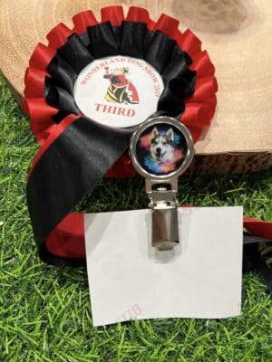 Dog show ring clip / number holder with 24.5mm insert - Image 3