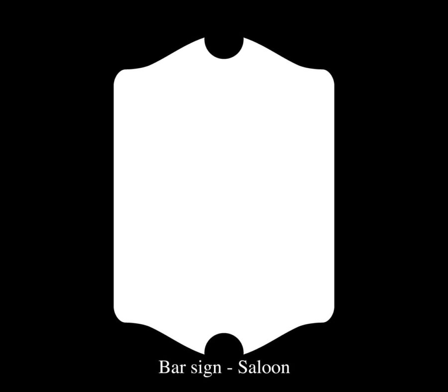 Wall Art Bar Signs and Shields - Supergiant A3 (Custom Cut) - Subli ...