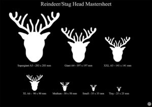 Reindeer Head Shape SALE! Price shows 20-50% off - Image 2