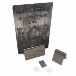 Medium Stainless Steel Display Stand +£4.00
