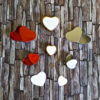 UPDATED! Heart Shaped Tins with printable metal topper (pack of 2)