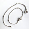UPDATED! Pandora Style Dangle Charms with Rectangle or Heart Recess - Image 7