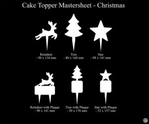 Cake Topper Range - Christmas - Image 3
