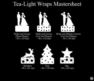Tea-Light Wrap Range - Christmas, Weddings, Celebrations - Image 2