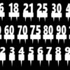 Cake Topper range - Numbers (custom cut) - Image 2