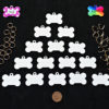 Bone Tags –  Double sided 1.1mm white - Image 10