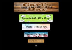 Panoramic Thin Standard Signs