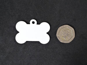 Bone Tags –  Double sided 1.1mm white - Image 8