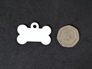 Bone Tags –  Double sided 1.1mm white - Image 7