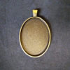 Updated! Pendant/Charm/Earring Settings - Ovals and Hearts with Inserts (Packs of 5) - Image 9