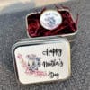 Budget Pin Badge - Silver or Gold Coloured with Insert - Image 2