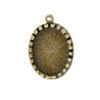 Updated! Pendant/Charm/Earring Settings - Ovals and Hearts with Inserts (Packs of 5) - Image 8