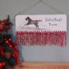 Candy Cane Holder Plaque