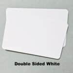 Custom Cut Double sided White 0.5mm +50%