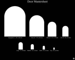 Arched Door / Tombstone Shape - Image 2