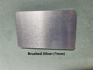 UPDATED 2025! Thicker 1mm+ Aluminium - 6" x 6" approx - 150 x 150 mm (Matt finishes added) - Image 6