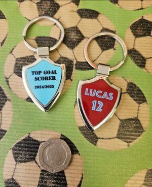 Shield Keyring with Insert