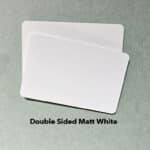 Custom Cut Double sided White Matt 1 mm +225%