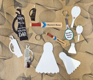 Sport Shapes - Cricket Bat, Tennis Racket, Shuttlecock, and Golf Club Bag! - Image 3