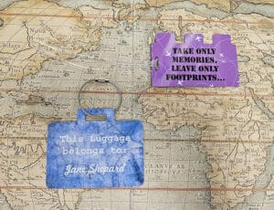 Fancy Shaped Luggage Tags - Custom Cut - Image 4