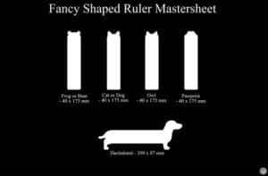 Fancy Shaped Rulers (and/or bookmarks!) - Image 2