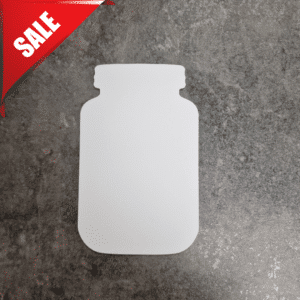 Mason Jar white 0.5mm XL, pack of 10 - Overstocked SALE! 50% off (Whilst stocks last)