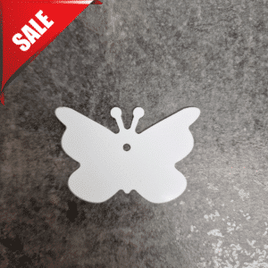 Beautiful Butterflies white 0.5mm Medium, pack of 10 - Overstocked SALE! 50% off (Whilst stocks last)