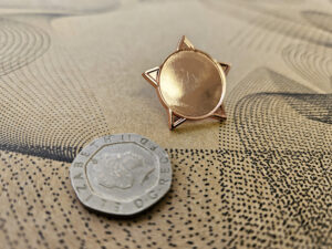 Fancy Shaped Pin Badges with Inserts - Star - Image 5