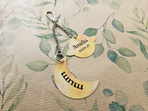 2 Chain Multi Charm Keyring or Bag Tag - Image 4