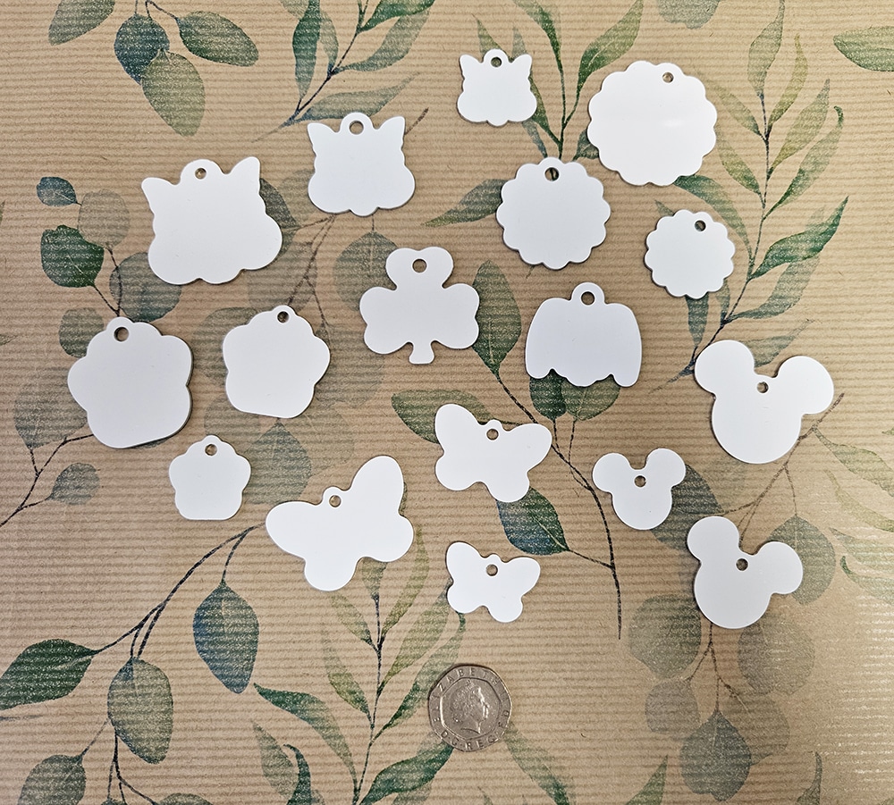 PRICE DROP!! Double Sided 1mm Tags - Natural and Animal Shapes