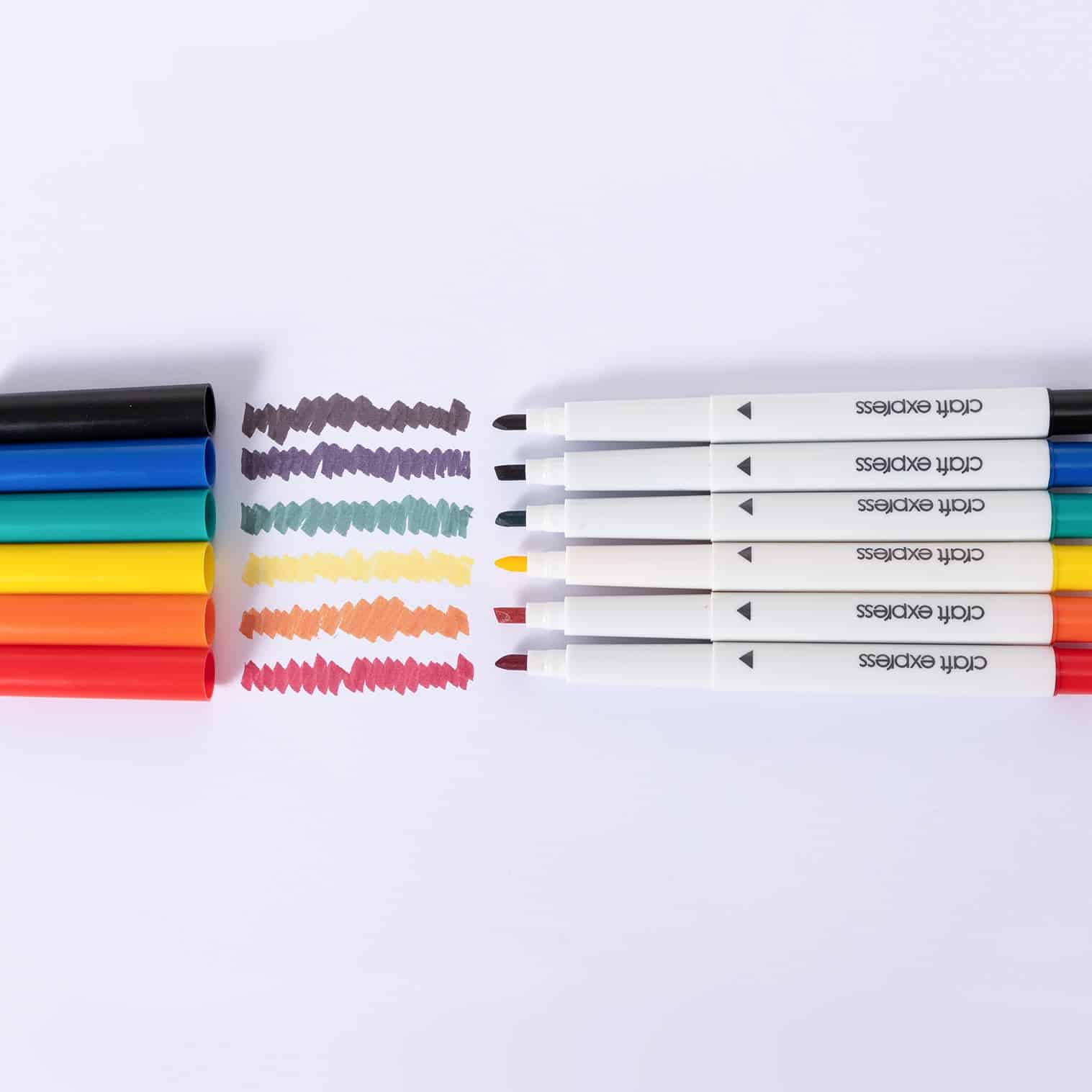 Craft Express Sublimation Markers - Pack of 6 or Pack of 18 - Image 2