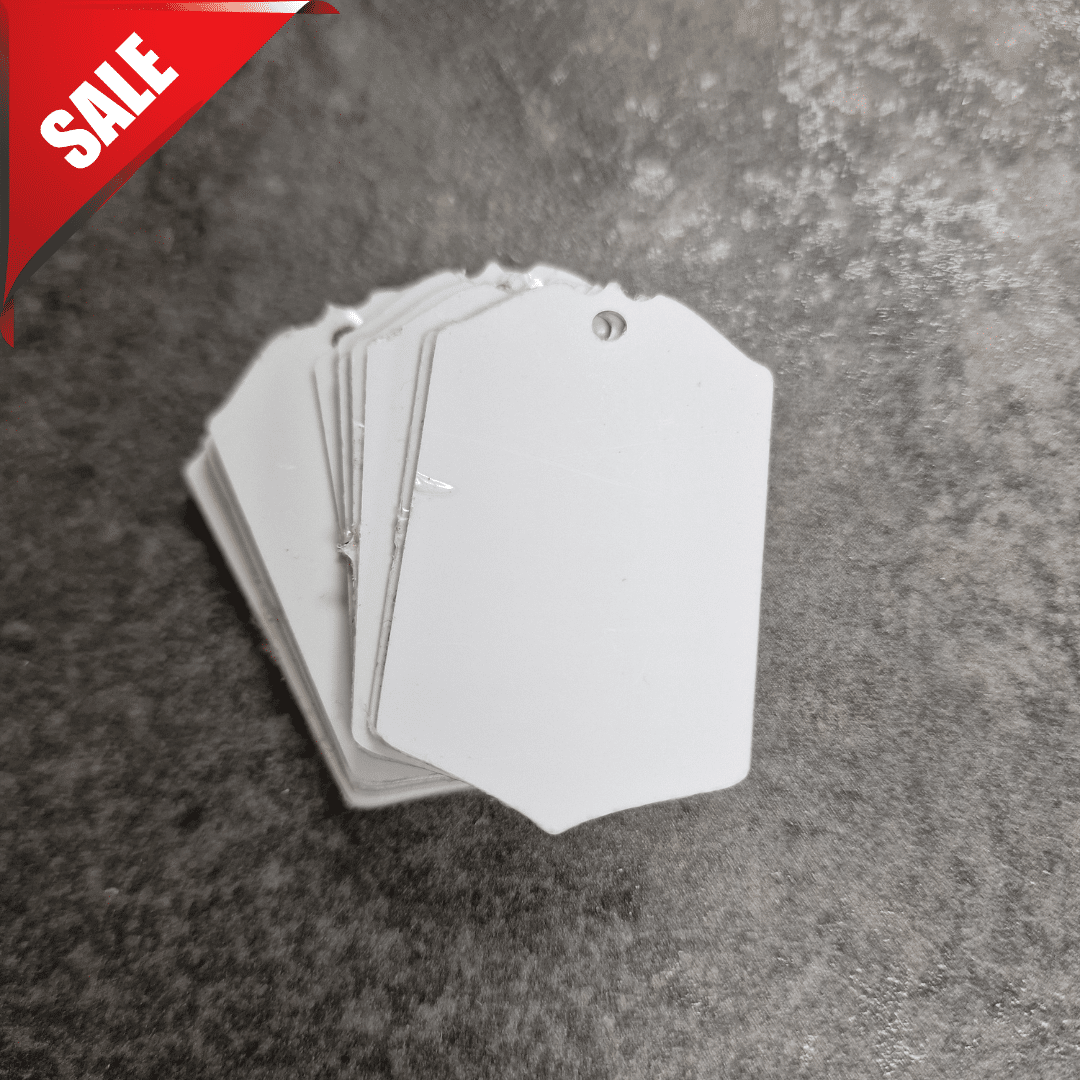 Fifa Shield small - White 0.5mm, Nicked, Pack of 40