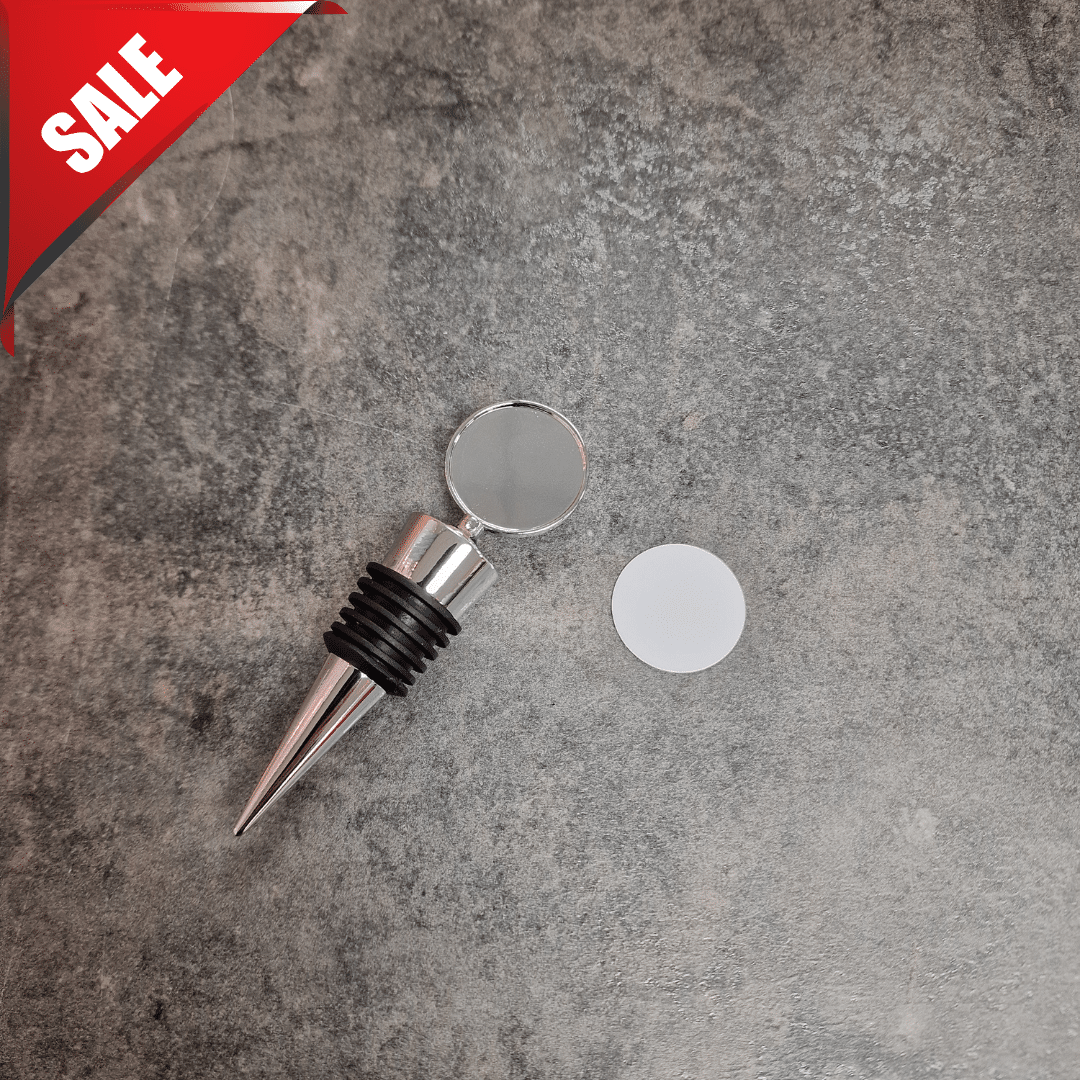 Discounted Wine Stopper with circle recess- pack of 10, 60% off (limited packs)