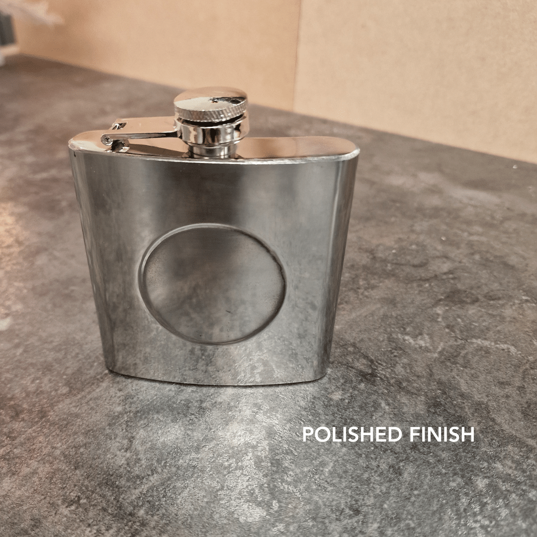 Discounted 6oz Hip Flasks - packs of 10 (40% off) - Limited packs - Image 2