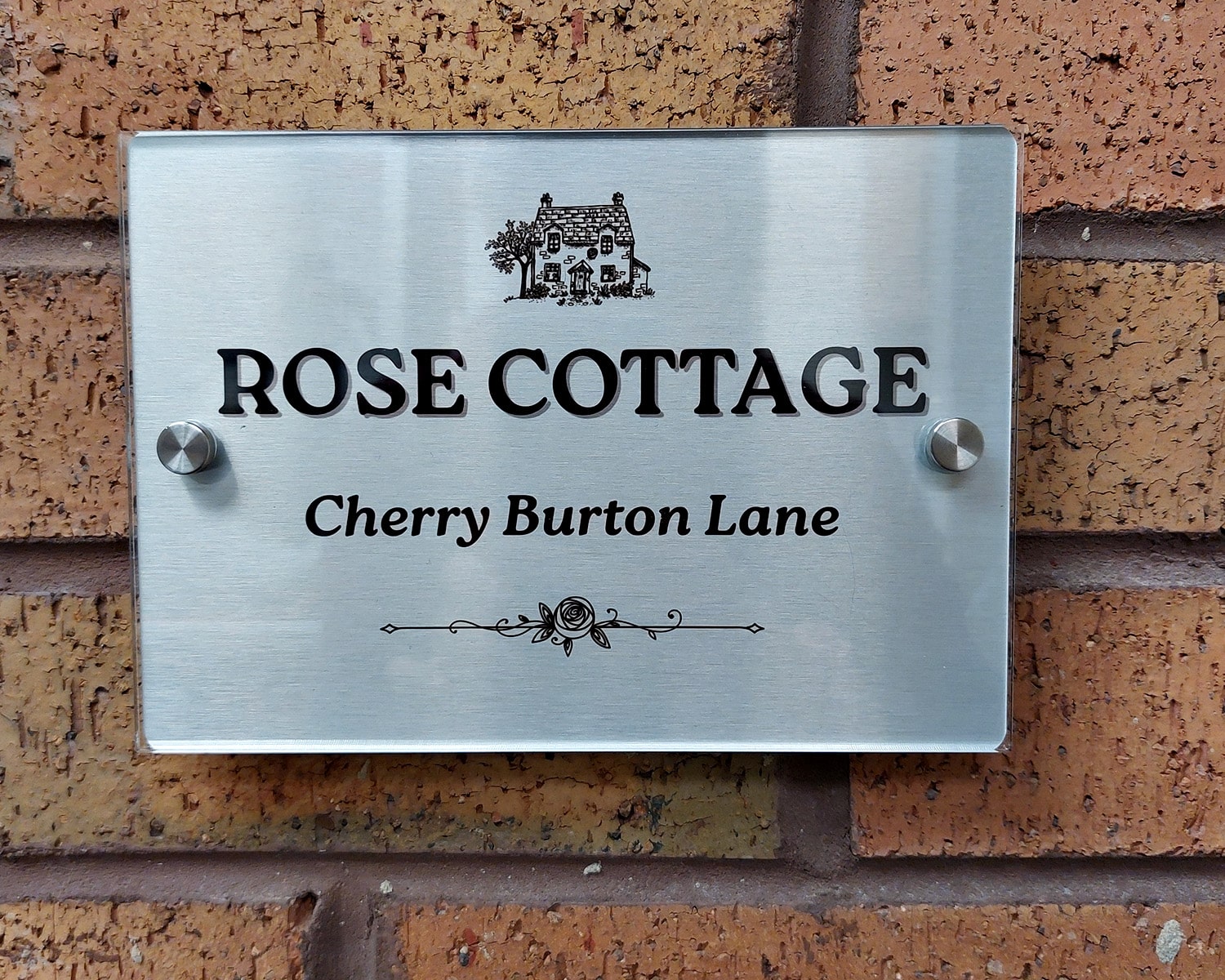 House Signs / Wall Art - A3, A4, A5 approx with 9mm holes (and stand-off post options) - Custom Cut - Image 5