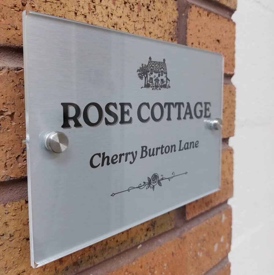 House Signs / Wall Art - A3, A4, A5 approx with 9mm holes (and stand ...