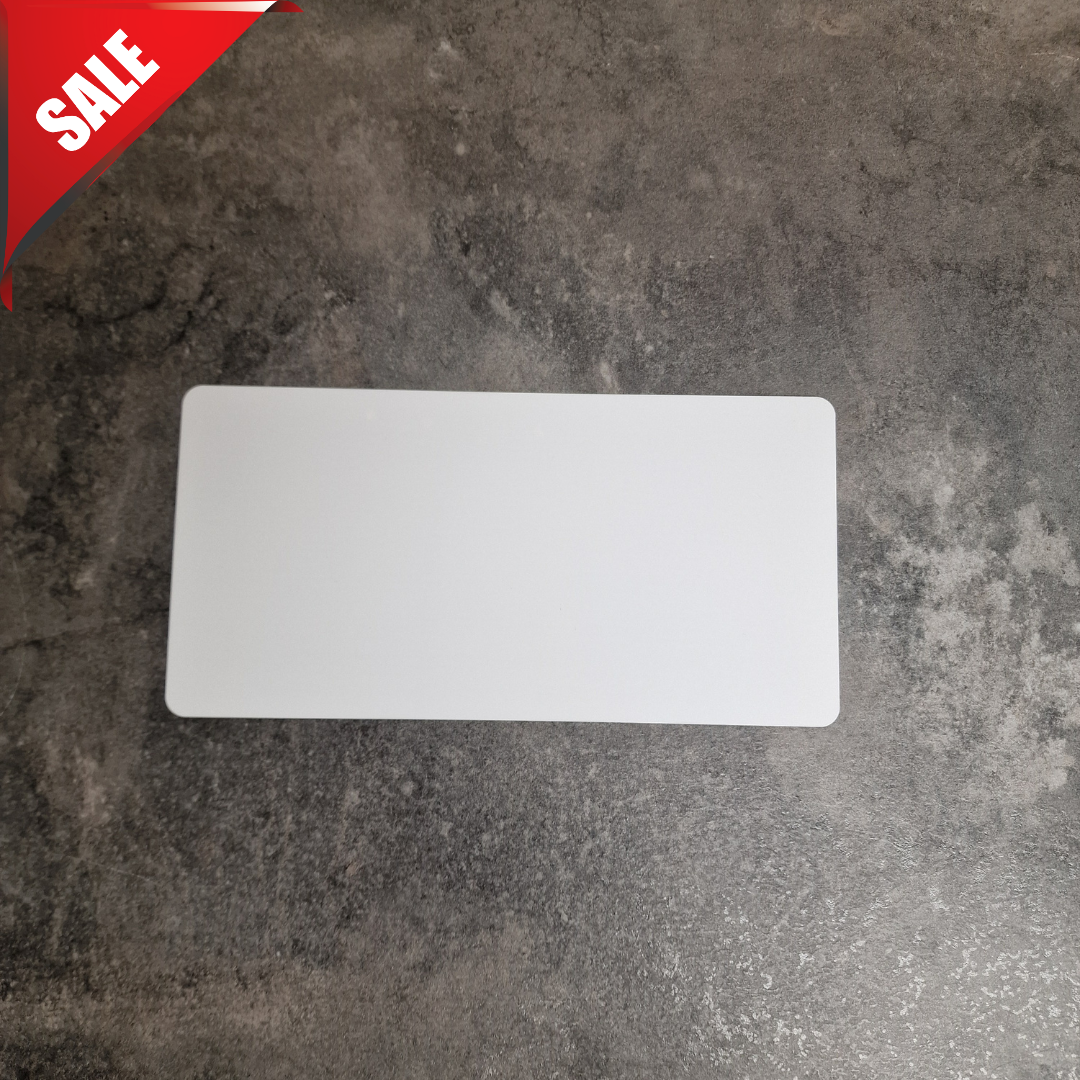 Overstocked clearance XL Door Plaque 200x100mm White 0.5mm, pack of 20 (limited packs) - 66% OFF - Image 2