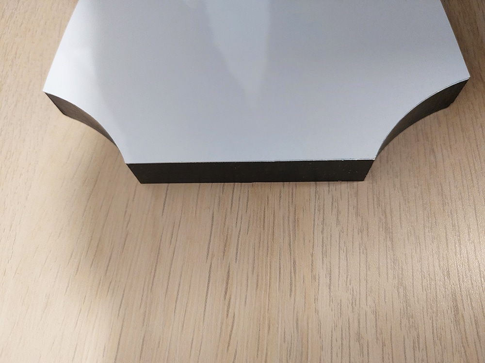 Custom Cut - A5 & A4 approx - 'MDF plaque style' Wedge Shield - Image 6